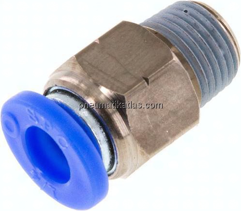 Gerader Steckanschluss NPT 1/8"-1/4" (6,35 mm), IQS-Inch