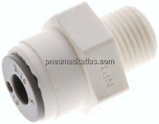 Gerader Steckanschluss NPT 1/8"-3/16" (4,76 mm), IQS-LE (EPDM-Dichtung)