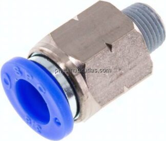Gerader Steckanschluss NPT 1/8"-3/8" (9,52 mm), IQS-Inch