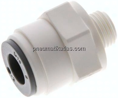 Gerader Steckanschluss G 1/8"-5/16" (7,94 mm), IQS-LE (EPDM-Dichtung)