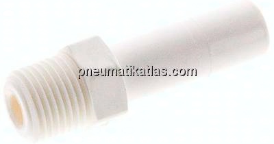 Einschraubtülle NPT 1/8"-5/16" (7,94 mm) Stecknippel, IQS-LE (EPDM-Dichtung)