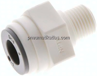 Gerader Steckanschluss NPT 1/8"-5/16" (7,94 mm), IQS-LE (EPDM-Dichtung)