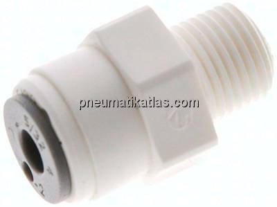 Gerader Steckanschluss R 1/8"-5/32" (3,97 mm), IQS-LE (EPDM-Dichtung)