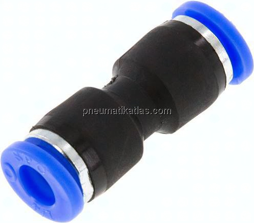 Gerader Steckanschluss 1/4" (6,35 mm)x1/4" (6,35 mm), IQS-Inch