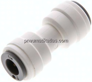 Gerader Steckanschluss 1/4" (6,35 mm)-1/4" (6,35 mm), IQS-LE (EPDM-Dichtung)