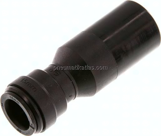 Reduzierung 28mm Stecknippel x 15mm Schlauch, IQS-Big