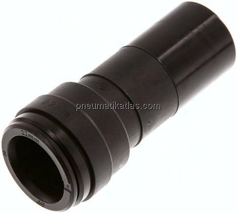 Reduzierung 28mm Stecknippel x 22mm Schlauch, IQS-Big