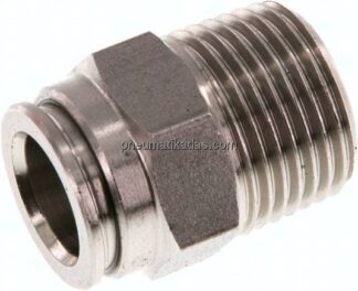 Gerader Steckanschluss R 3/8"-10mm, IQS-Edelstahl