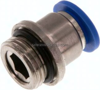 Gerader Steckanschluss G 3/8"-10mm, IQS-Standard m. Innens.