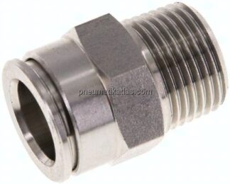 Gerader Steckanschluss R 3/8"-12mm, IQS-Edelstahl