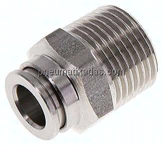 Gerader Steckanschluss R 3/8"-8mm, IQS-Edelstahl