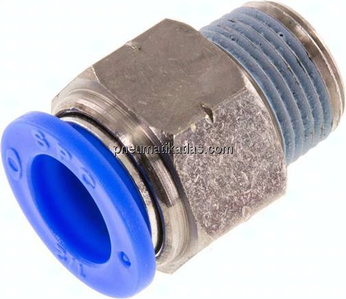 Gerader Steckanschluss NPT 3/8"-1/2" (12,7 mm), IQS-Inch