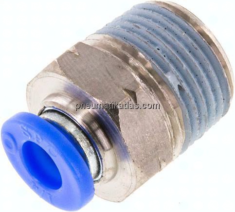 Gerader Steckanschluss NPT 3/8"-1/4" (6,35 mm), IQS-Inch