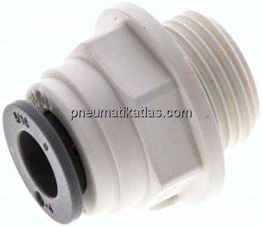Gerader Steckanschluss G 3/8"-5/16" (7,94 mm), IQS-LE (EPDM-Dichtung)