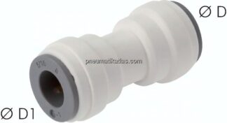 Gerader Steckanschluss 5/32" (3,97 mm)-4mm, IQS-LE (EPDM-Dichtung)