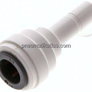 Reduzierung Stecknippel 5/16" (7,94 mm) x Schlauch 3/8" (9,52 mm), IQS-LE (EPDM-Dichtung)