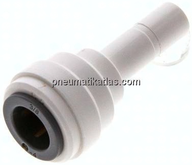 Reduzierung Stecknippel 5/16" (7,94 mm) x Schlauch 3/8" (9,52 mm), IQS-LE (EPDM-Dichtung)