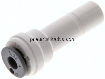 Reduzierung Stecknippel 5/16" (7,94 mm) x Schlauch 5/32" (3,97 mm), IQS-LE (EPDM-Dichtung)