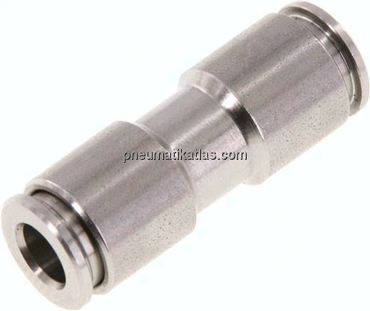 Gerader Steckanschluss 6mm, IQS-Edelstahl