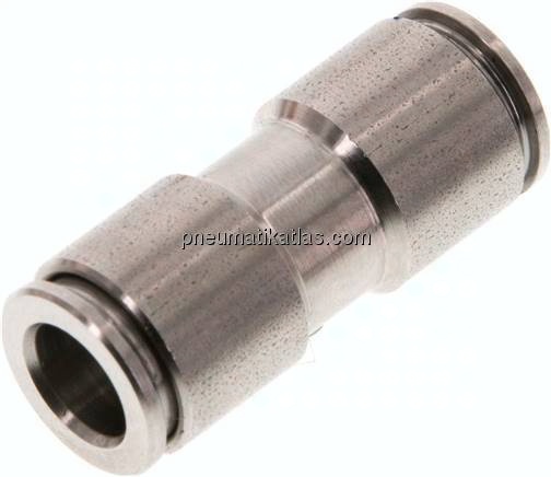 Gerader Steckanschluss 8mm, IQS-Edelstahl