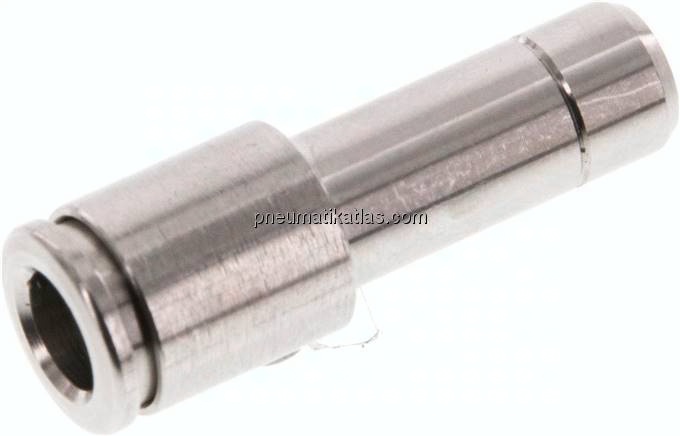 Reduzierung 8mm Stecknippel x 6mm Schlauch, IQS-Edelstahl
