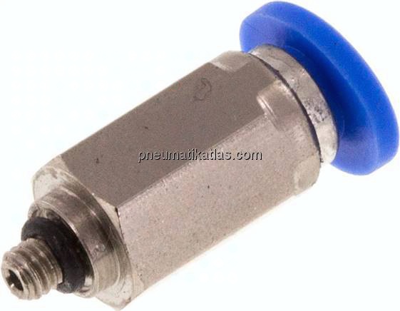Gerader Steckanschluss M 3-3mm, IQS-Standard