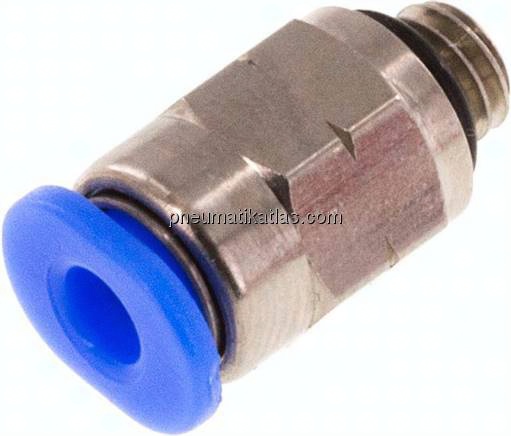 Gerader Steckanschluss UNF 10-32-1/8" (3,17 mm), IQS-Inch