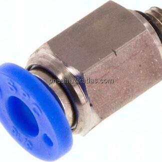 Gerader Steckanschluss UNF 10-32-3/16" (4,76 mm), IQS-Inch