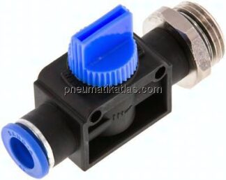 3/2-Wege-Absperrventil G 1/2"-10mm, Gewindeseite entlüftend