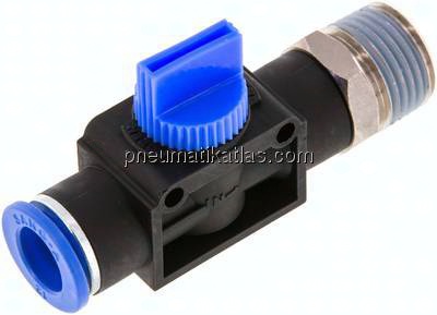 3/2-Wege-Absperrventil R 1/2"-12mm, Gewindeseite entlüftend