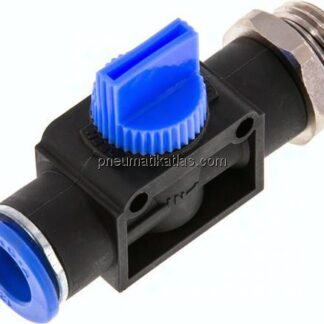 3/2-Wege-Absperrventil G 1/2"-12mm, Gewindeseite entlüftend