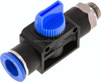 3/2-Wege-Absperrventil G 1/4"-12mm, Gewindeseite entlüftend