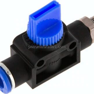 3/2-Wege-Absperrventil G 1/8"-8mm, Gewindeseite entlüftend