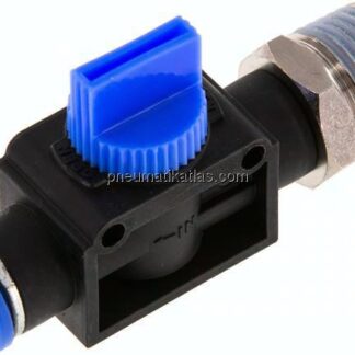 3/2-Wege-Absperrventil R 1/2"-10mm, Schlauchseite entlüftend