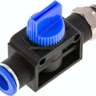 3/2-Wege-Absperrventil G 1/4"-10mm, Schlauchseite entlüftend