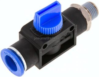 3/2-Wege-Absperrventil R 1/4"-12mm, Schlauchseite entlüftend