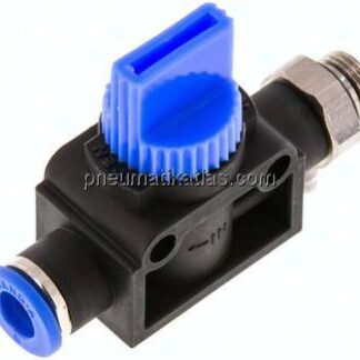 3/2-Wege-Absperrventil G 1/8"-6mm, Schlauchseite entlüftend