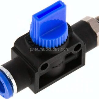 3/2-Wege-Absperrventil G 1/8"-8mm, Schlauchseite entlüftend