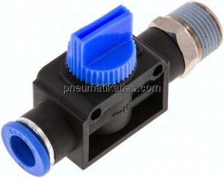 3/2-Wege-Absperrventil R 3/8"-10mm, Schlauchseite entlüftend