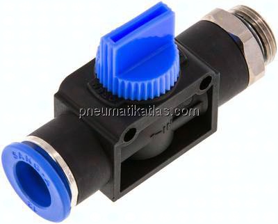 3/2-Wege-Absperrventil G 3/8"-12mm, Schlauchseite entlüftend