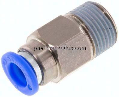 Steckanschluss, selbstabsperrend R 3/8"-8mm, IQS-Standard