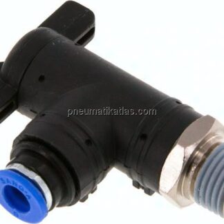 Winkel-Absperrhahn R 1/4"-6mm, IQS-Standard