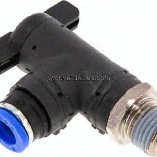 Winkel-Absperrhahn R 1/4"-8mm, IQS-Standard