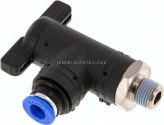 Winkel-Absperrhahn R 1/8"-6mm, IQS-Standard