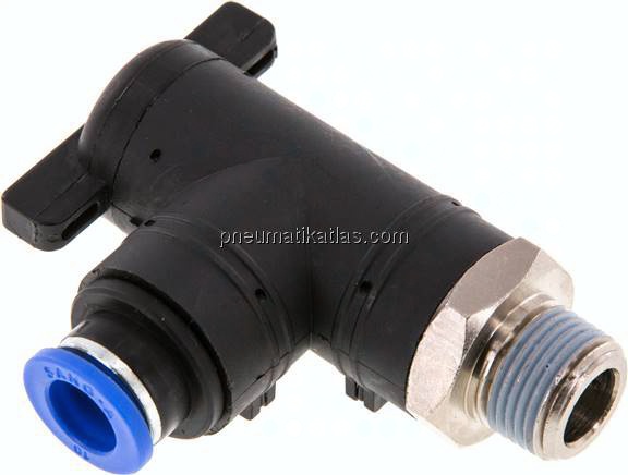 Winkel-Absperrhahn R 3/8"-10mm, IQS-Standard