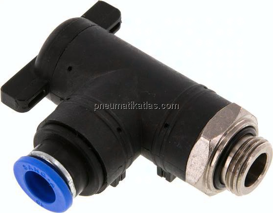 Winkel-Absperrhahn G 3/8"-10mm, IQS-Standard
