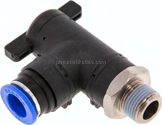 Winkel-Absperrhahn R 3/8"-12mm, IQS-Standard
