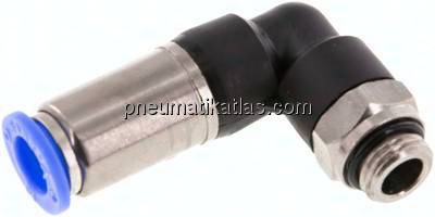 Winkel-Steckanschluss, selbstabsperrend G 1/4"-10mm