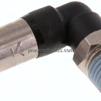 Winkel-Steckanschluss, selbstabsperrend R 1/4"-6mm