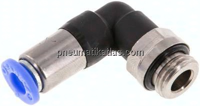 Winkel-Steckanschluss, selbstabsperrend G 1/4"-6mm